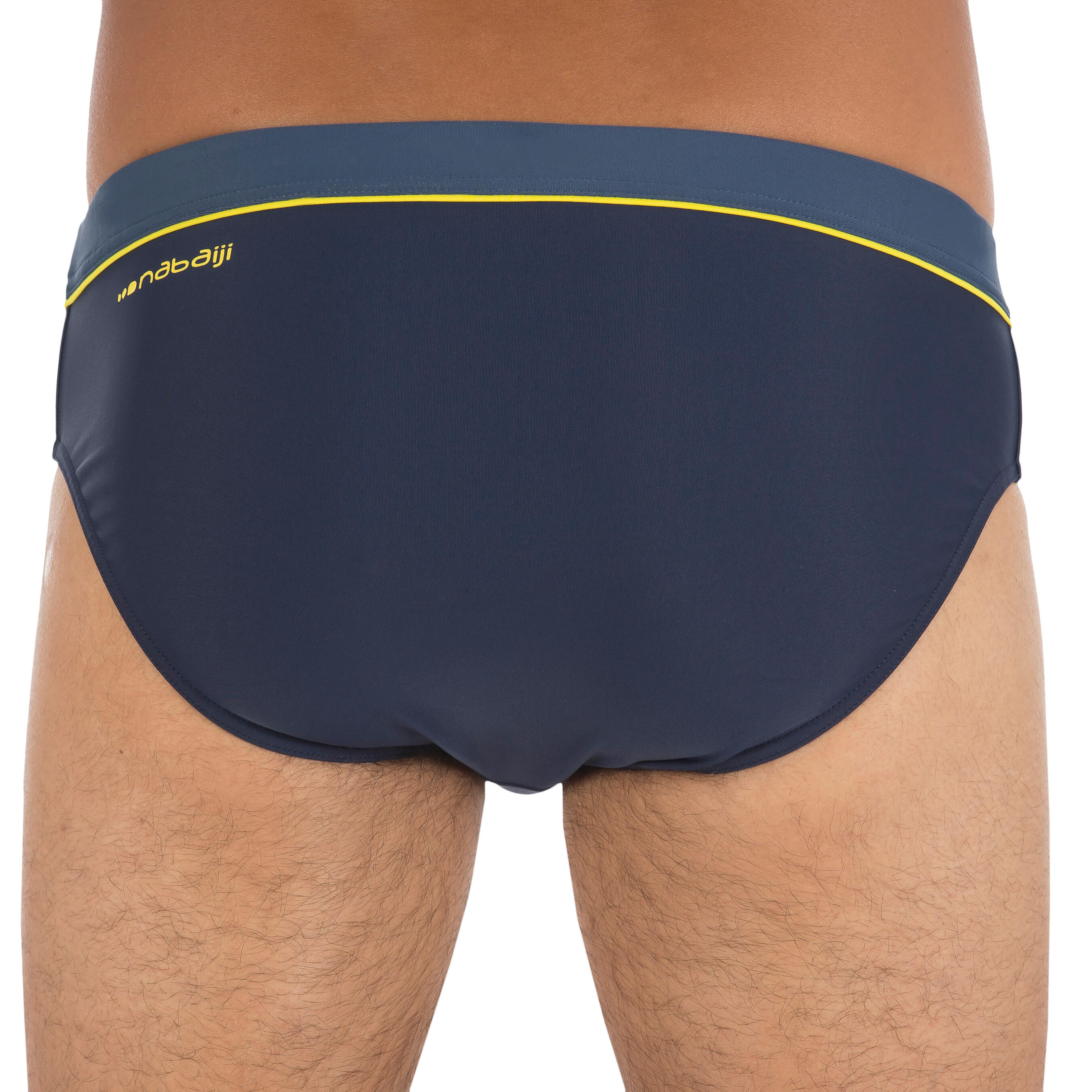 B-SIMPLE PEP MEN'S SWIMMING TRUNKS - BLUE GREY 3/7