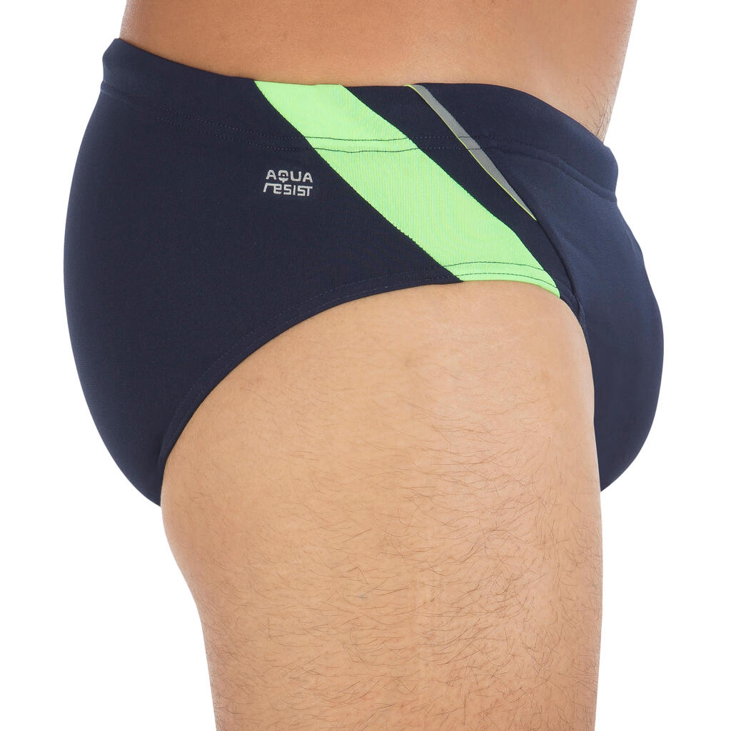 Badehose Slip Herren - 900 Yoke marineblau