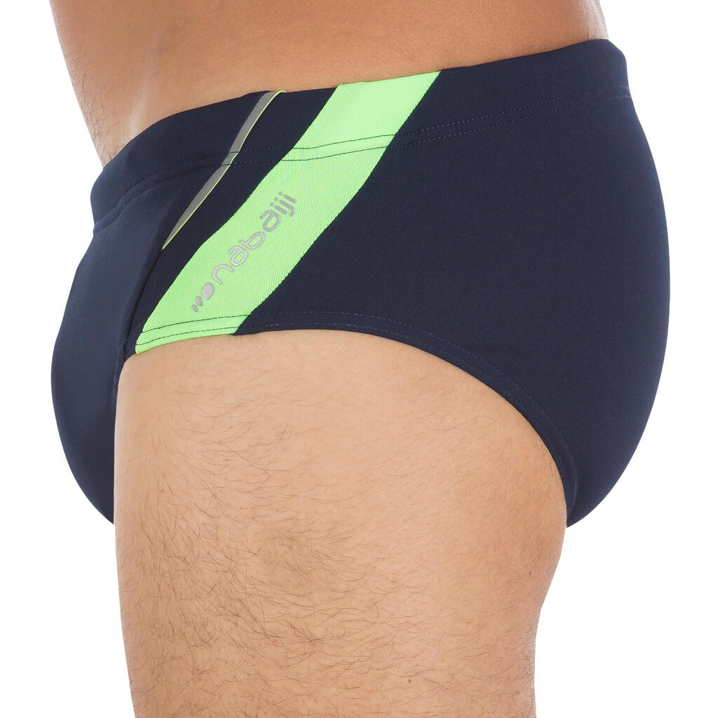 Badehose Slip Herren - 900 Yoke marineblau