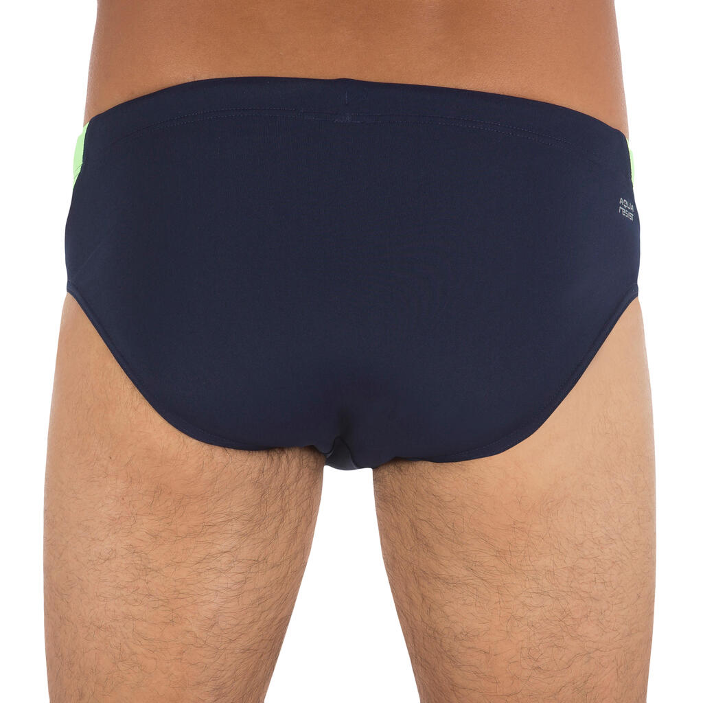 Badehose Slip Herren - 900 Yoke marineblau