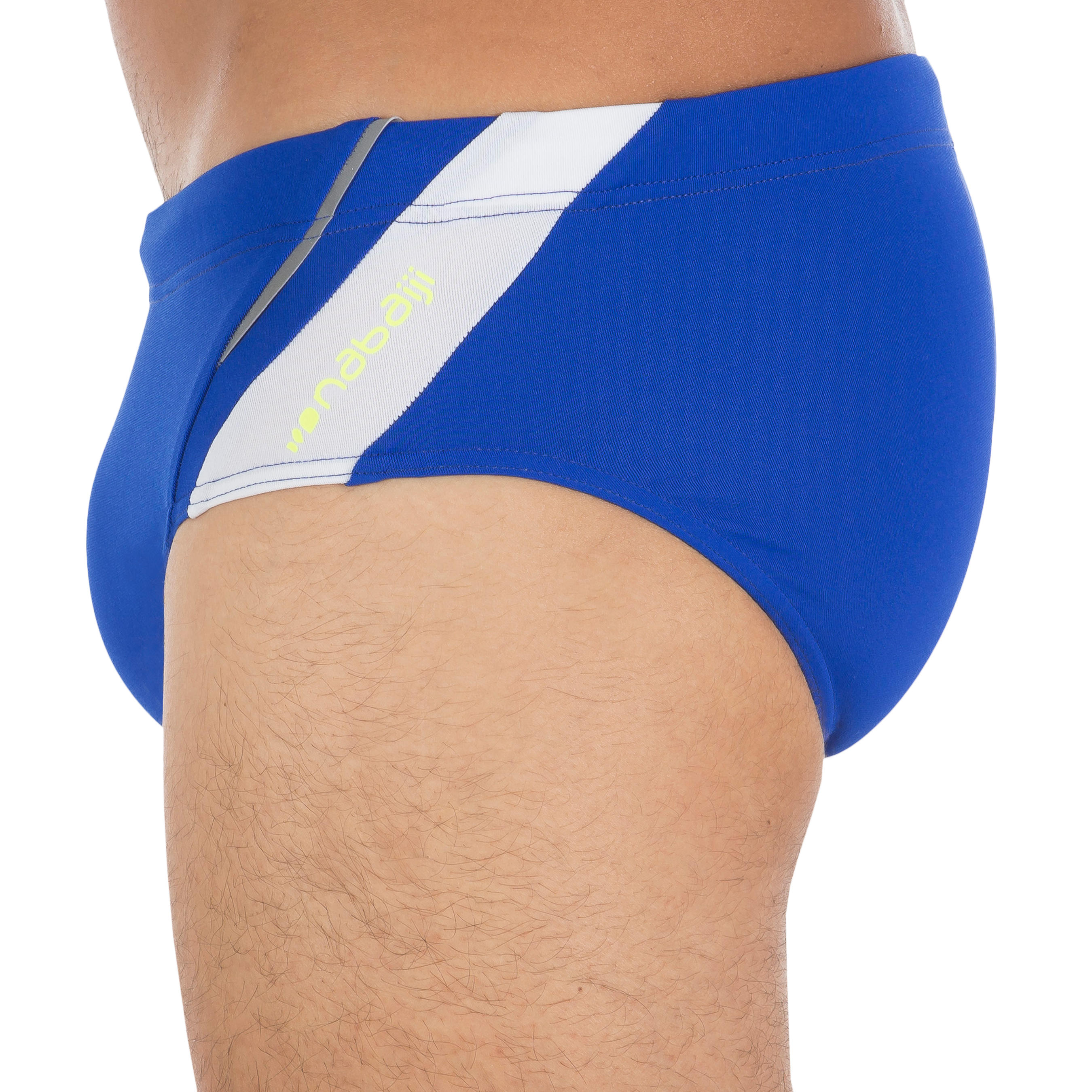 900 YOKE MEN'S SWIM TRUNKS - BLUE/WHITE 6/8