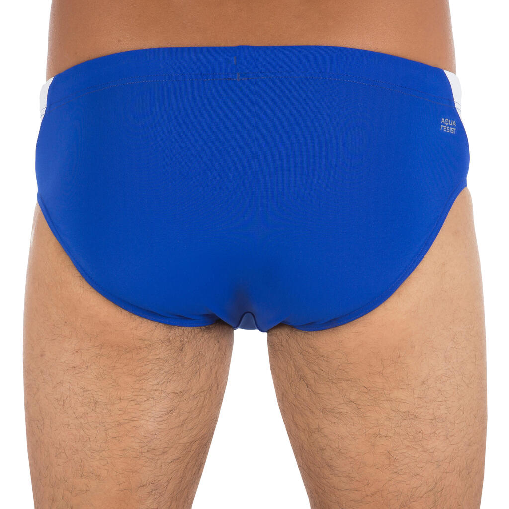 900 YOKE MEN'S SWIM TRUNKS - BLUE/WHITE