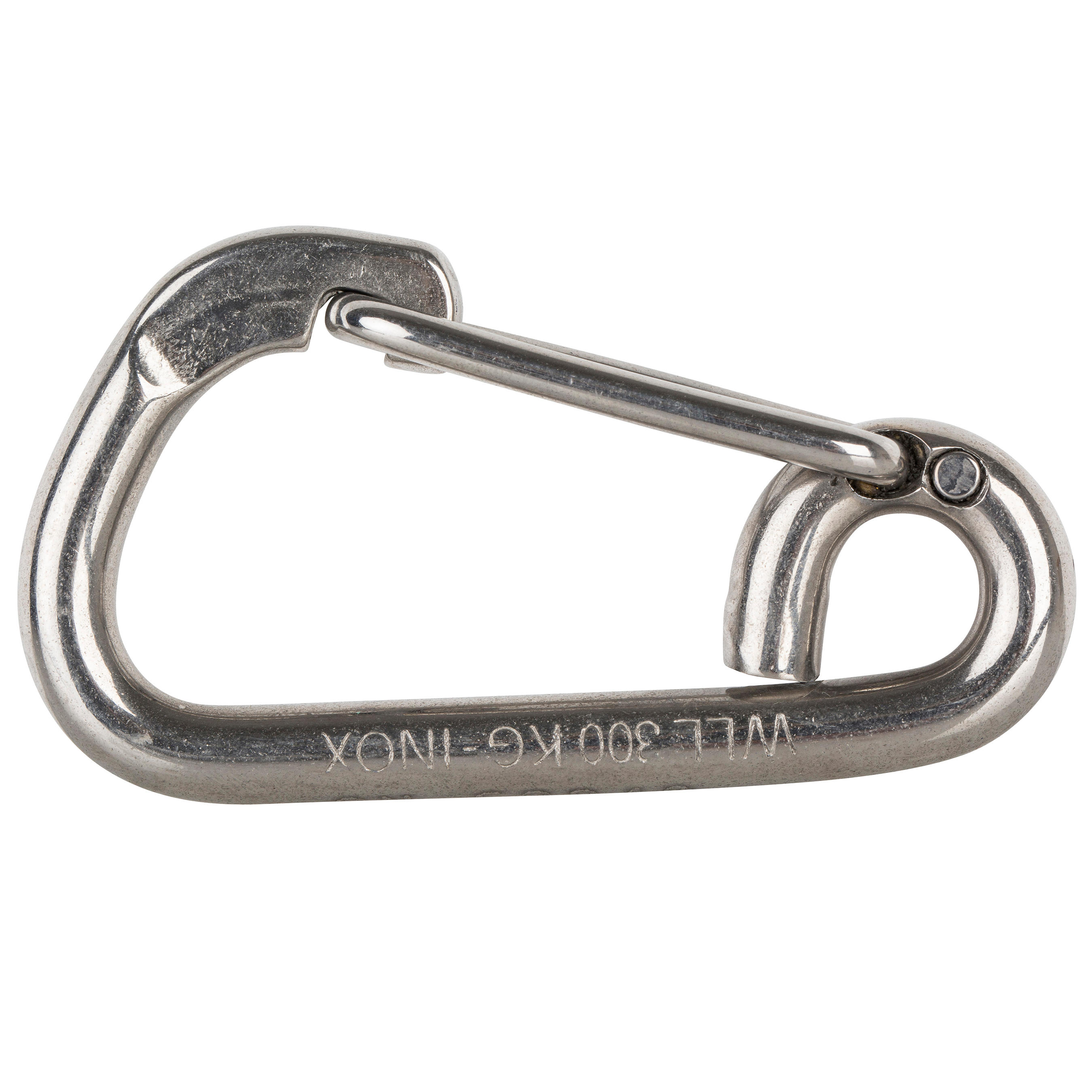 Sailing Stainless Steel Asymmetric Carbine Hook 8 mm 2/4