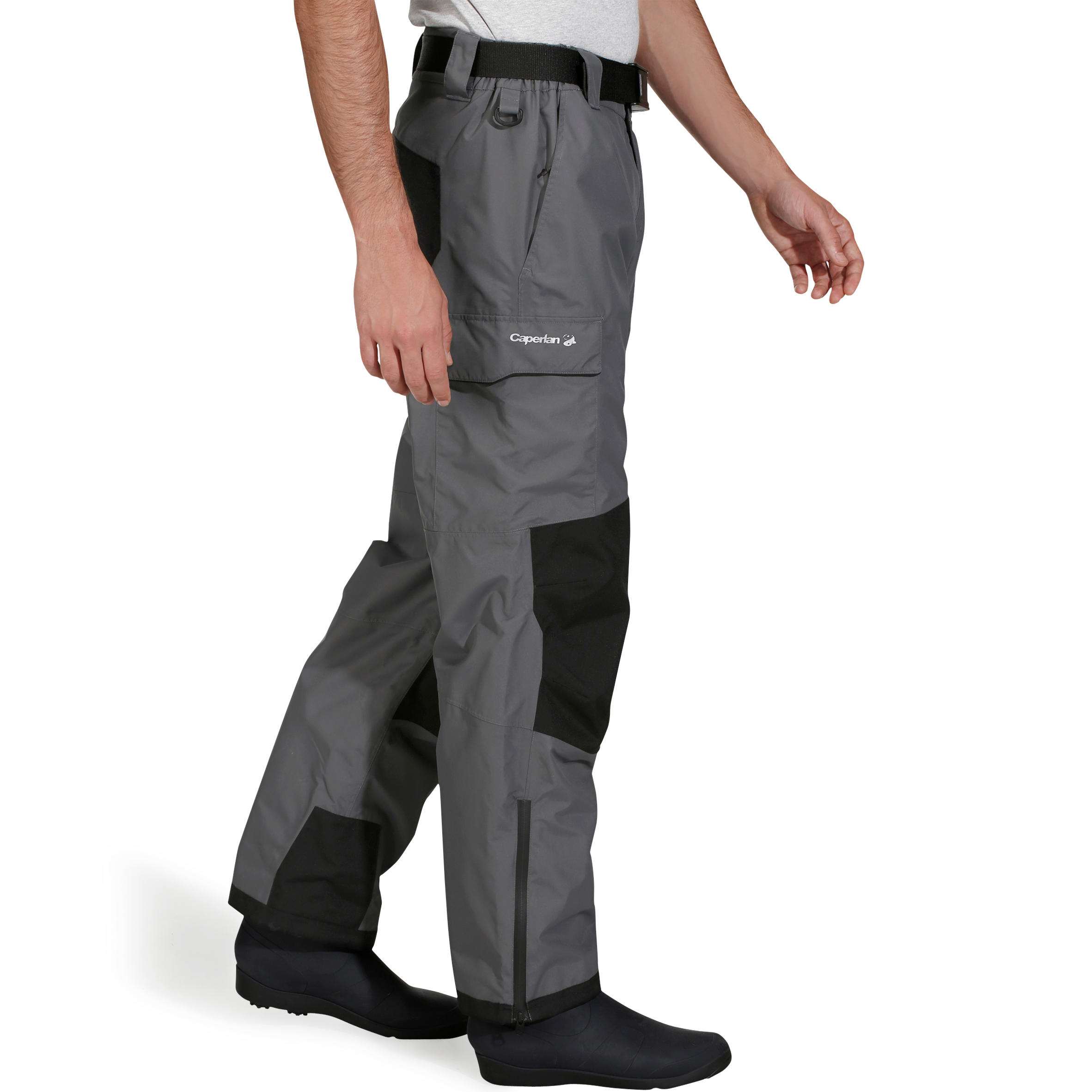 Fishing waterproof trousers 500 grey 3/15