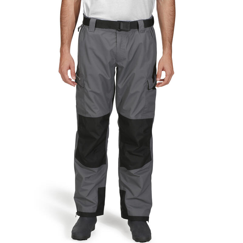 Pantalon de pêche imperméable 500 gris