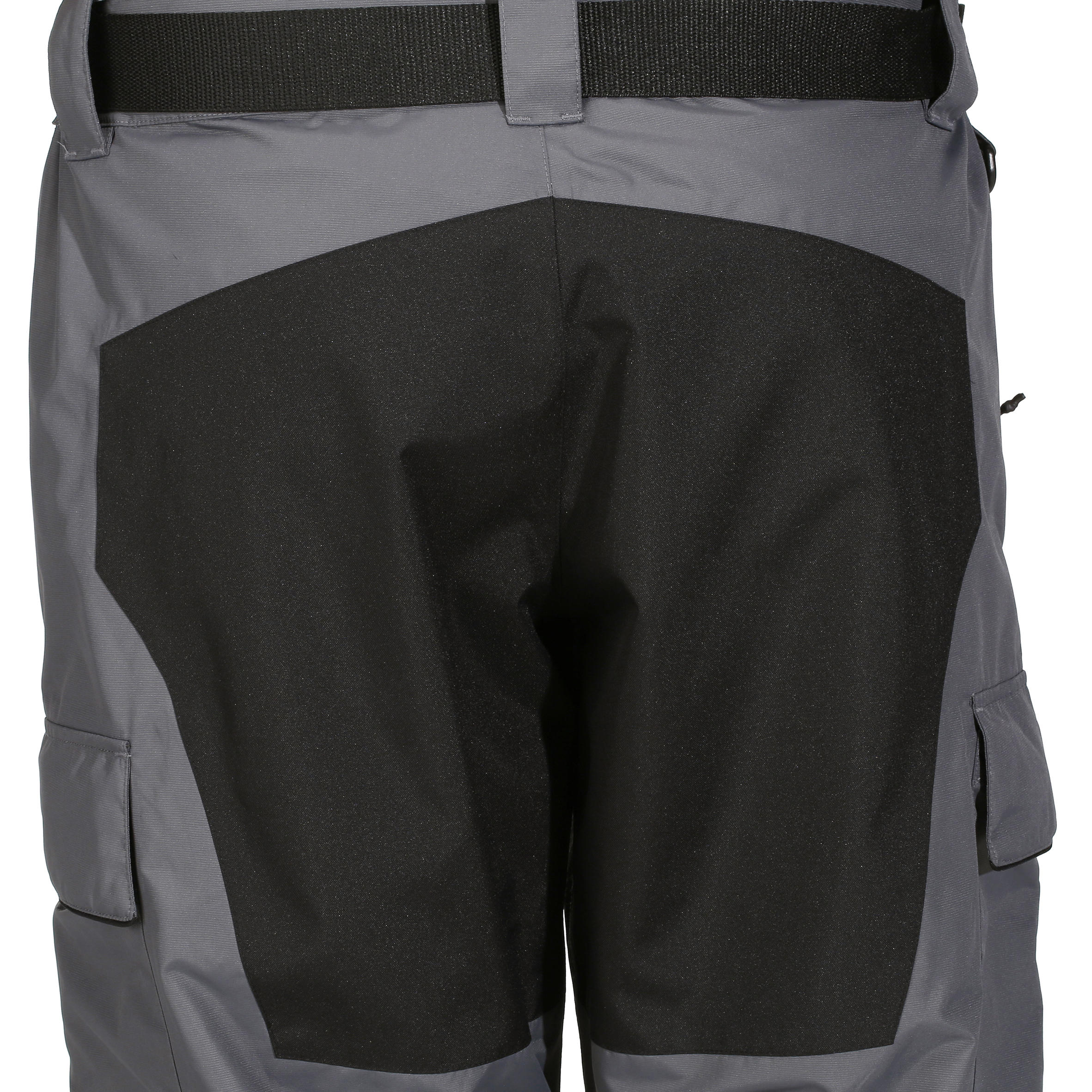 Fishing waterproof trousers 500 grey 13/15