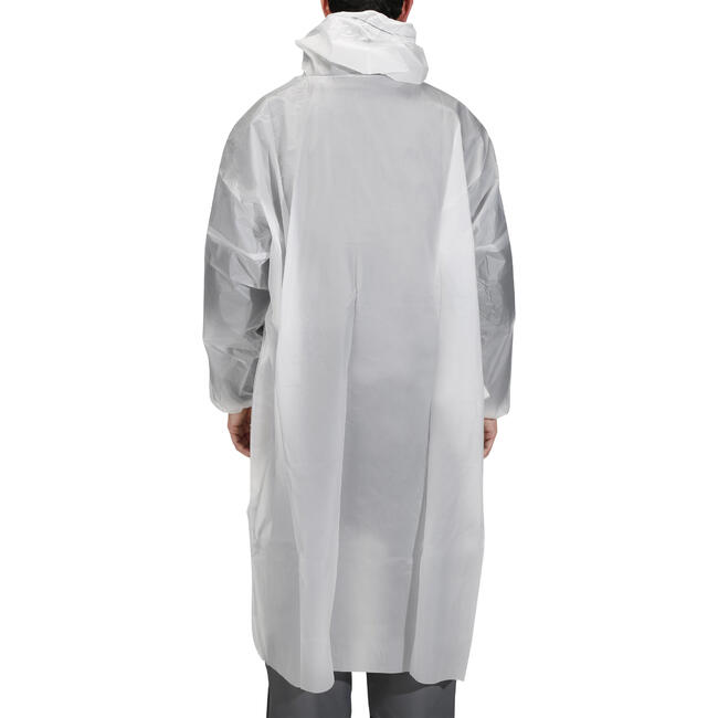 Raincoat Poncho 100 - White