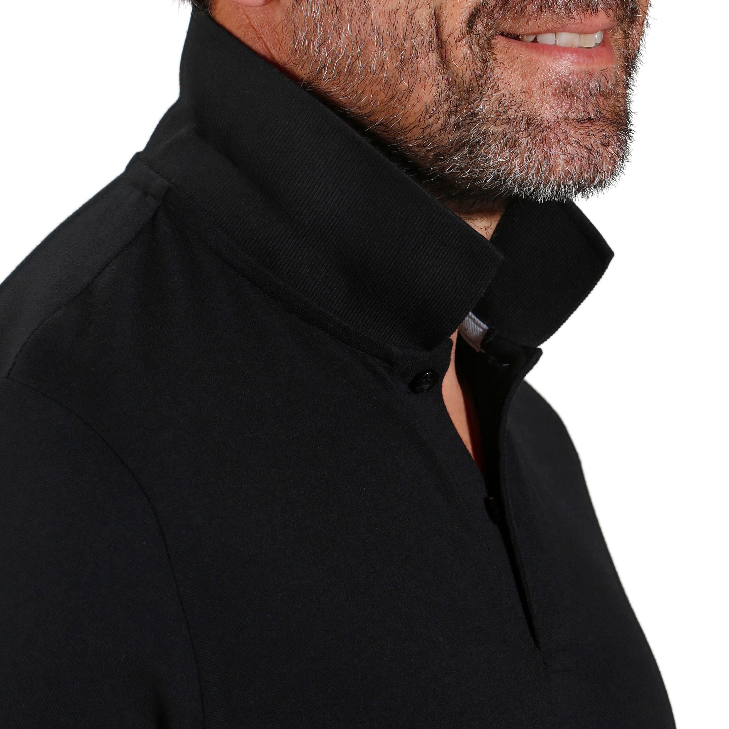 Polo de golf manches courtes homme MW500 noir 36/63
