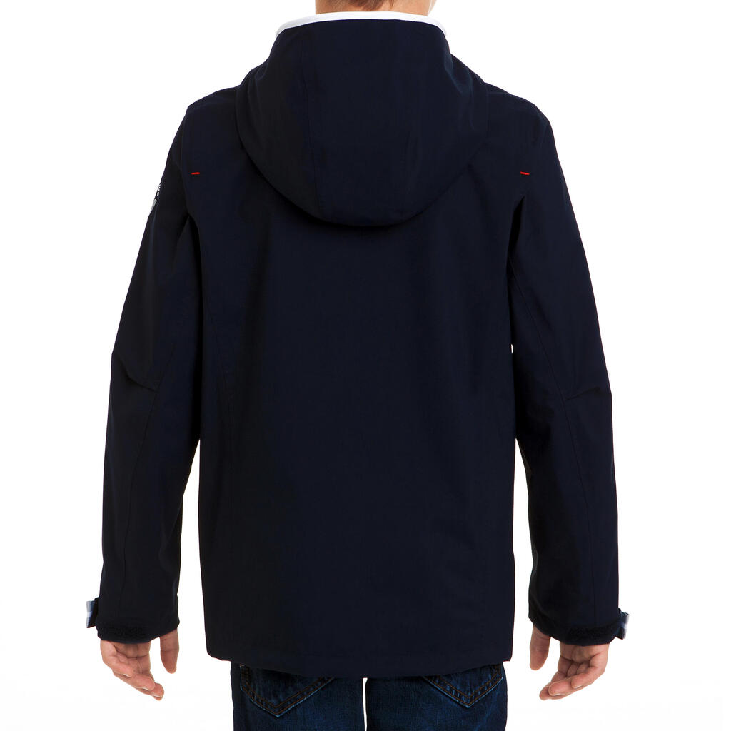 Segeljacke wasserdicht 100 Kinder blau