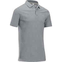 Men's golf short-sleeved polo shirt MW500 mottled grey