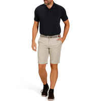 Men's golf short-sleeved polo shirt MW500 navy blue