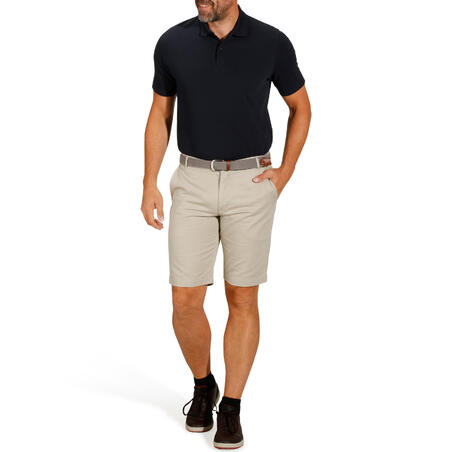 Polo de golf manches courtes homme MW500 bleu marine