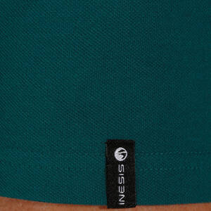 Men Golf Polo T-Shirt 500 Petrol Blue