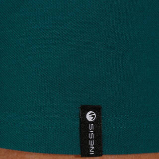 Men Golf Polo T-Shirt 500 Petrol Blue