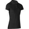 Damen Poloshirt kurzarm - MW100 schwarz