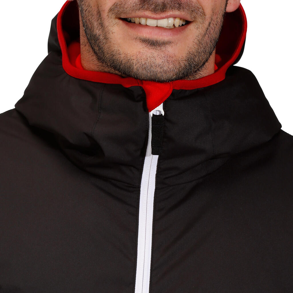 Skijacke Piste 100 Herren schwarz