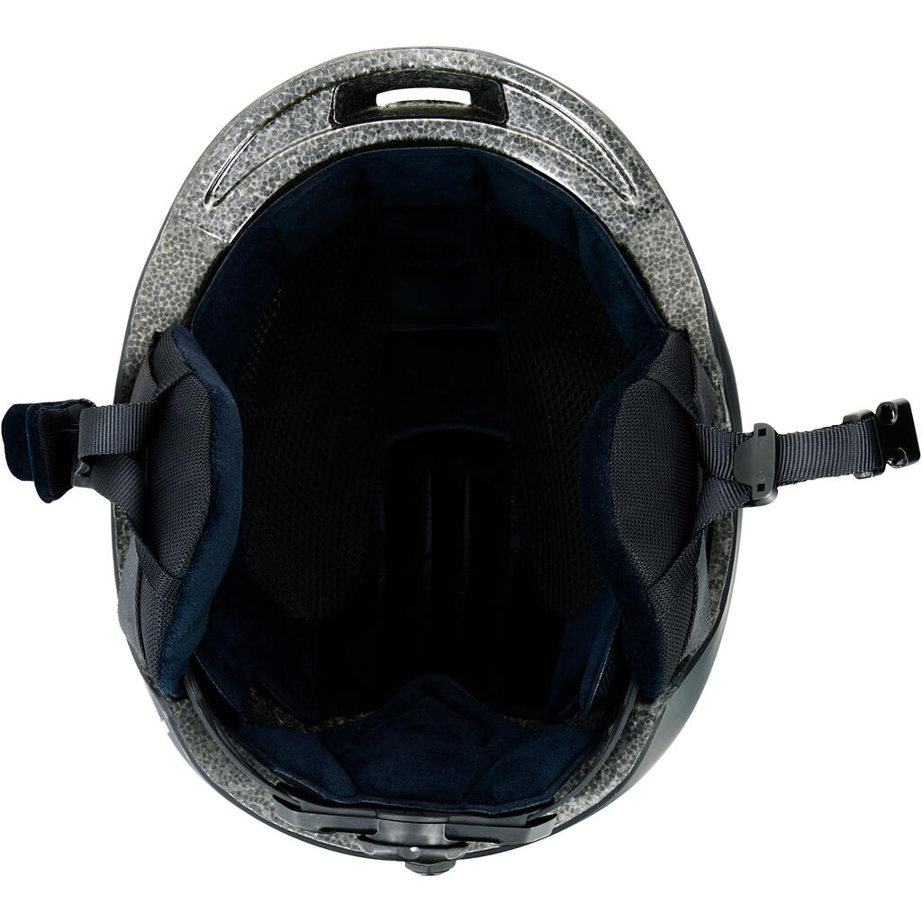 Skihelm Erwachsene schwarz