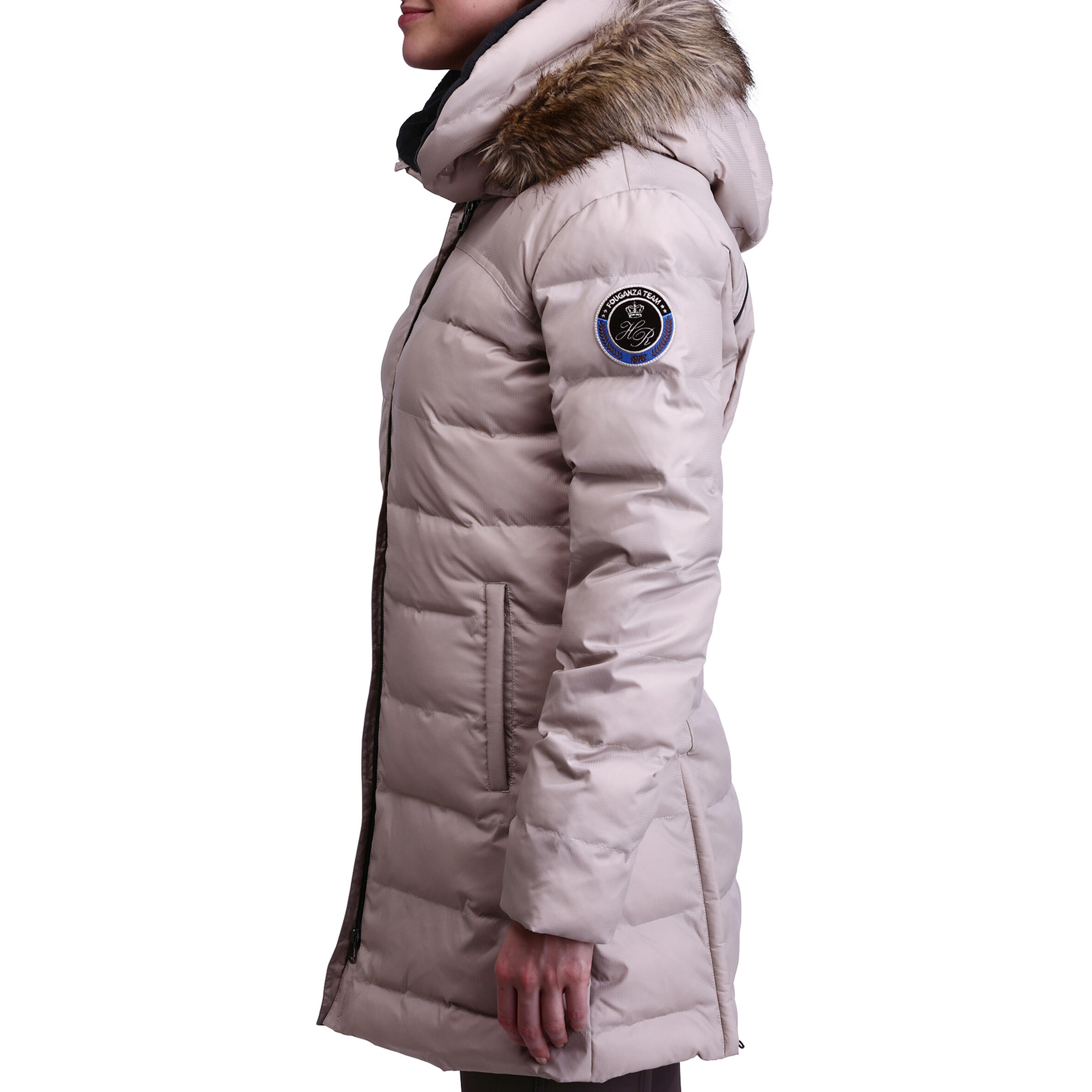 Piumino equitazione PADDOCK donna beige 4/25