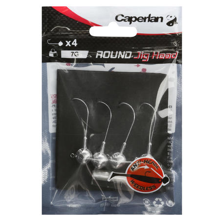 Round Jig Head x4 7 g Lure Fishing Weighted Head
