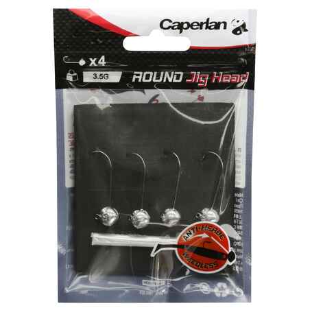Round jig head for fishing with soft lures ROUND JIG HEAD x 4 3.5 g