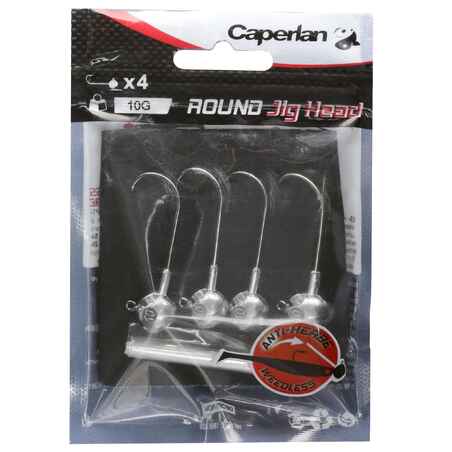 Round jig head for fishing with soft lures ROUND JIG HEAD x 4 10 g