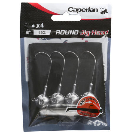 Round Jig Head x4 15 g Lure Fishing Weighted Head
