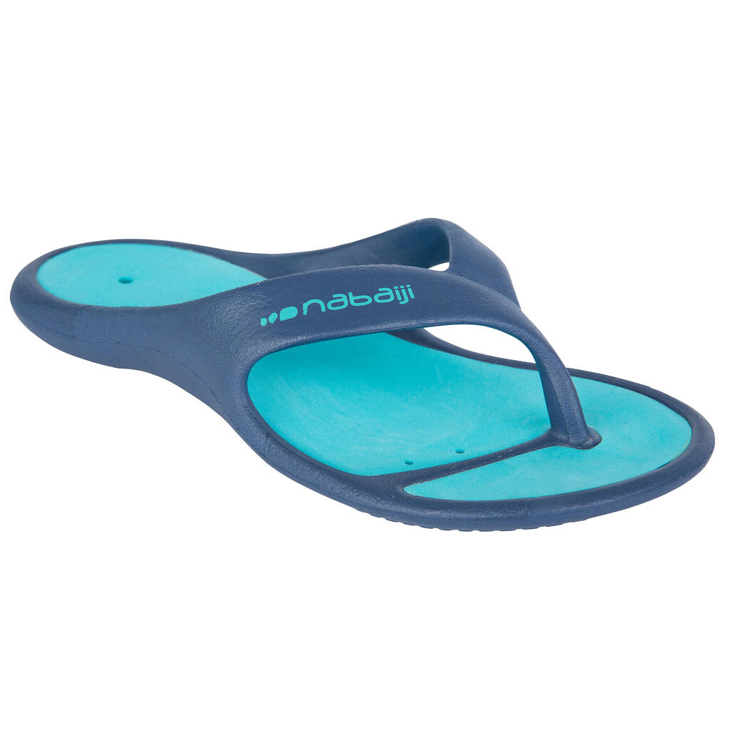 Pool flip-flops blue