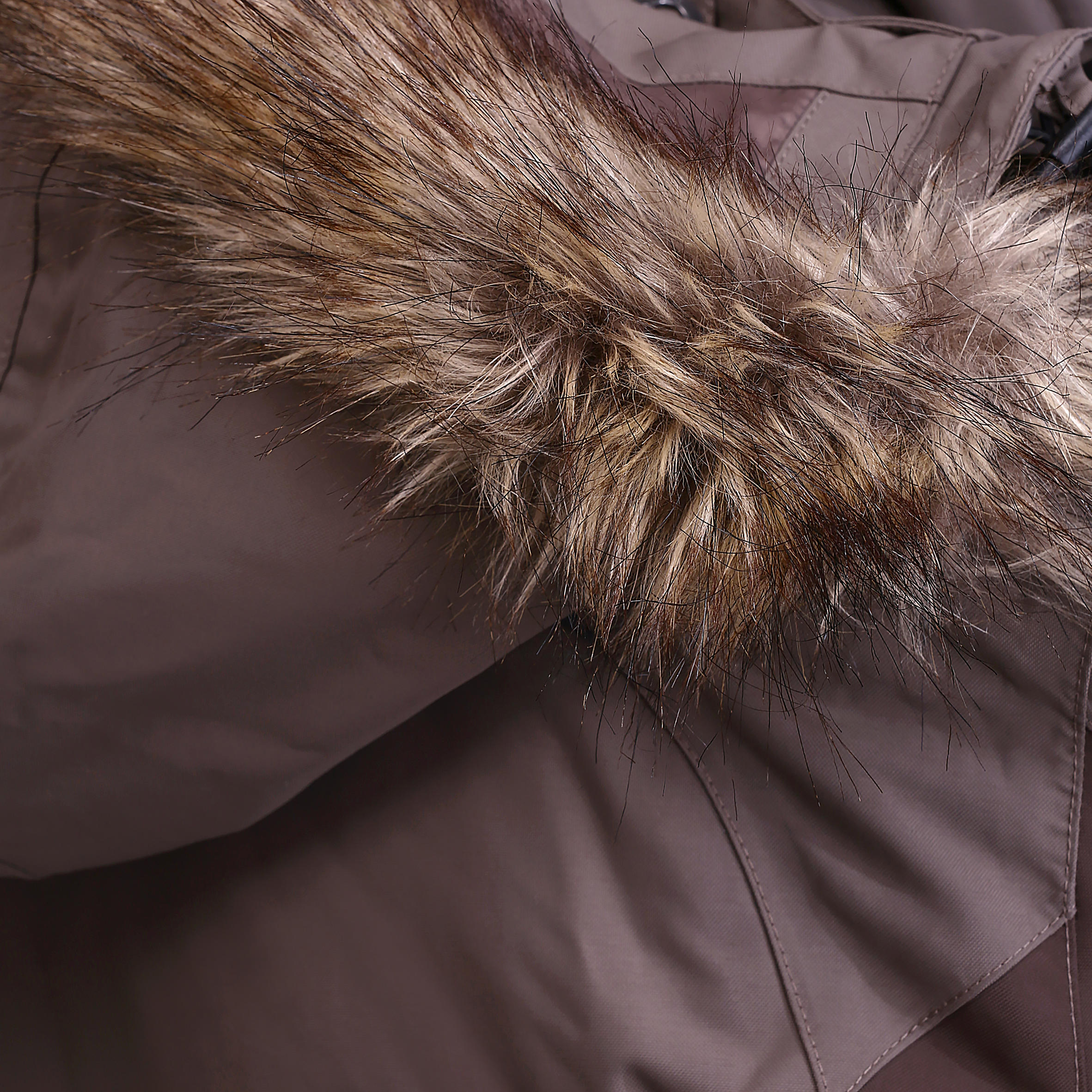 Paddock Women's Warm Horse Riding Parka - Brown 19/24