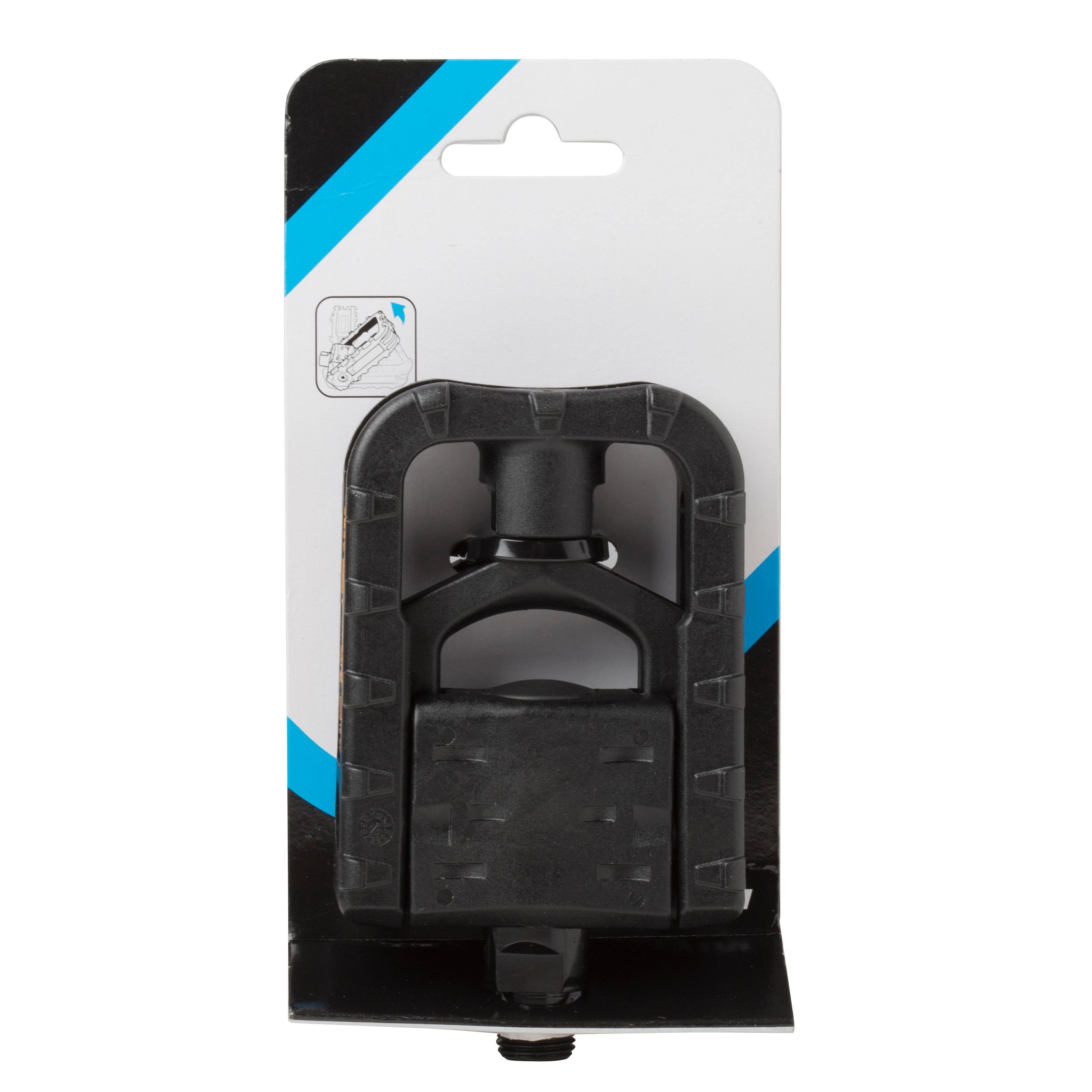 Folding Bike Pedal Btwin FOLDABLE PEDALS Black