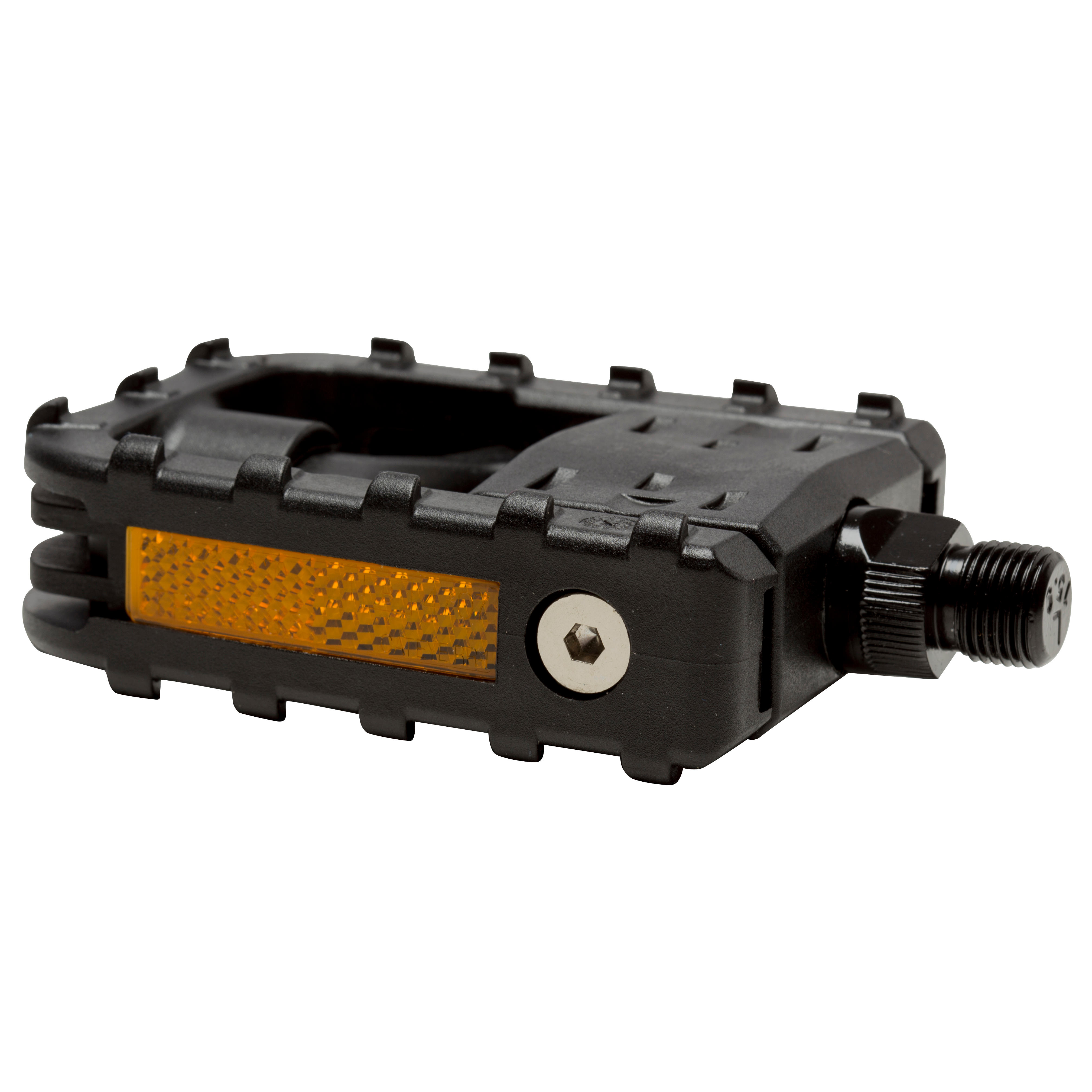 City Bike Folding Platform Pedals - Resin Black - BTWIN