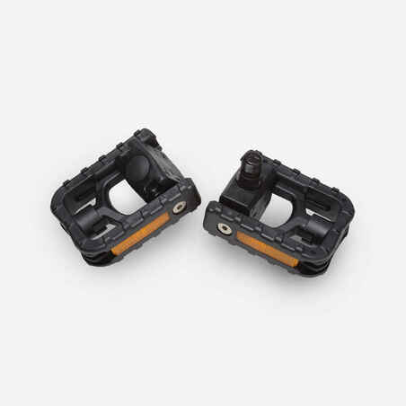 Pedales plegables para bicicleta 100 Btwin - negro