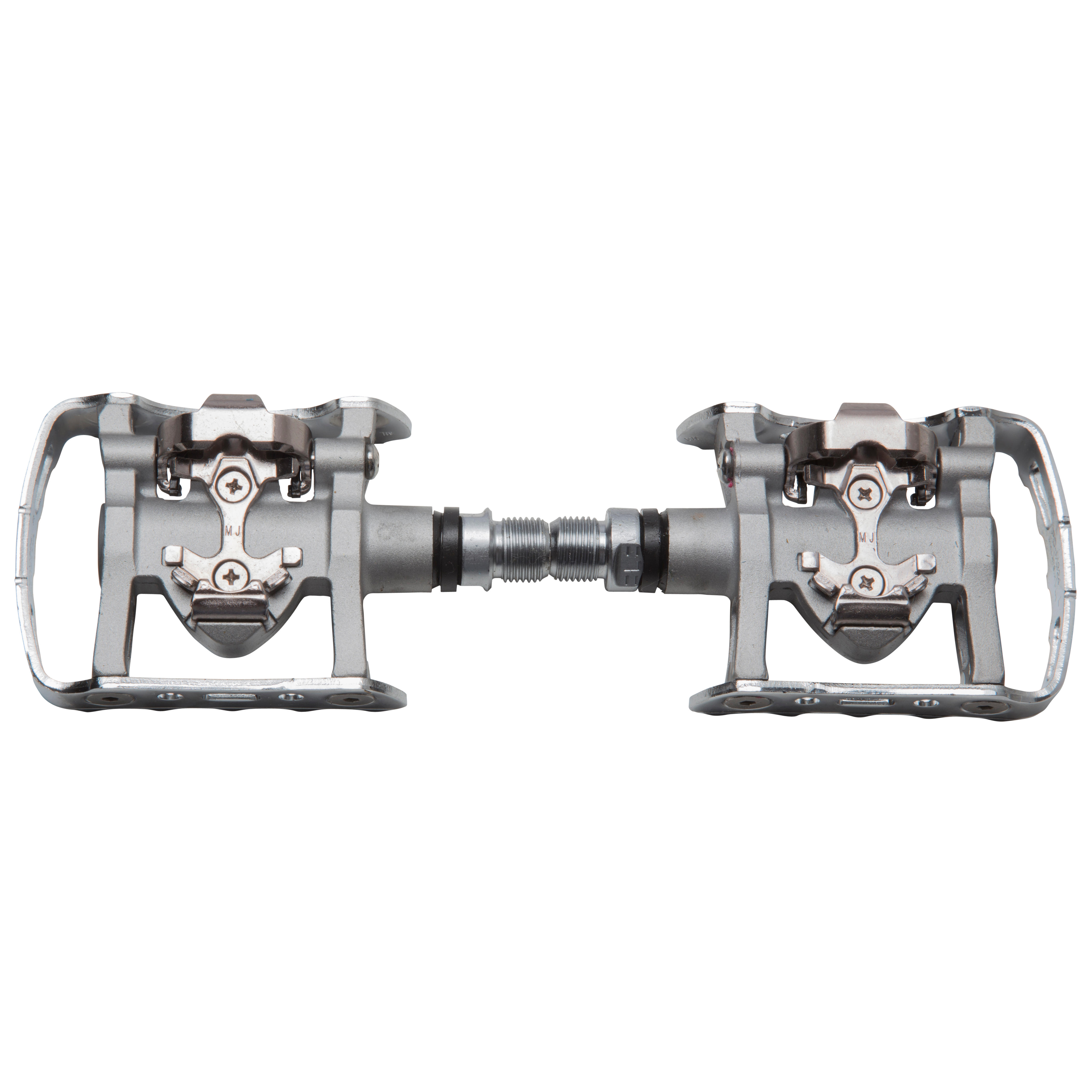 Clipless Flat Aluminium MTB Pedals M324 SPD Decathlon