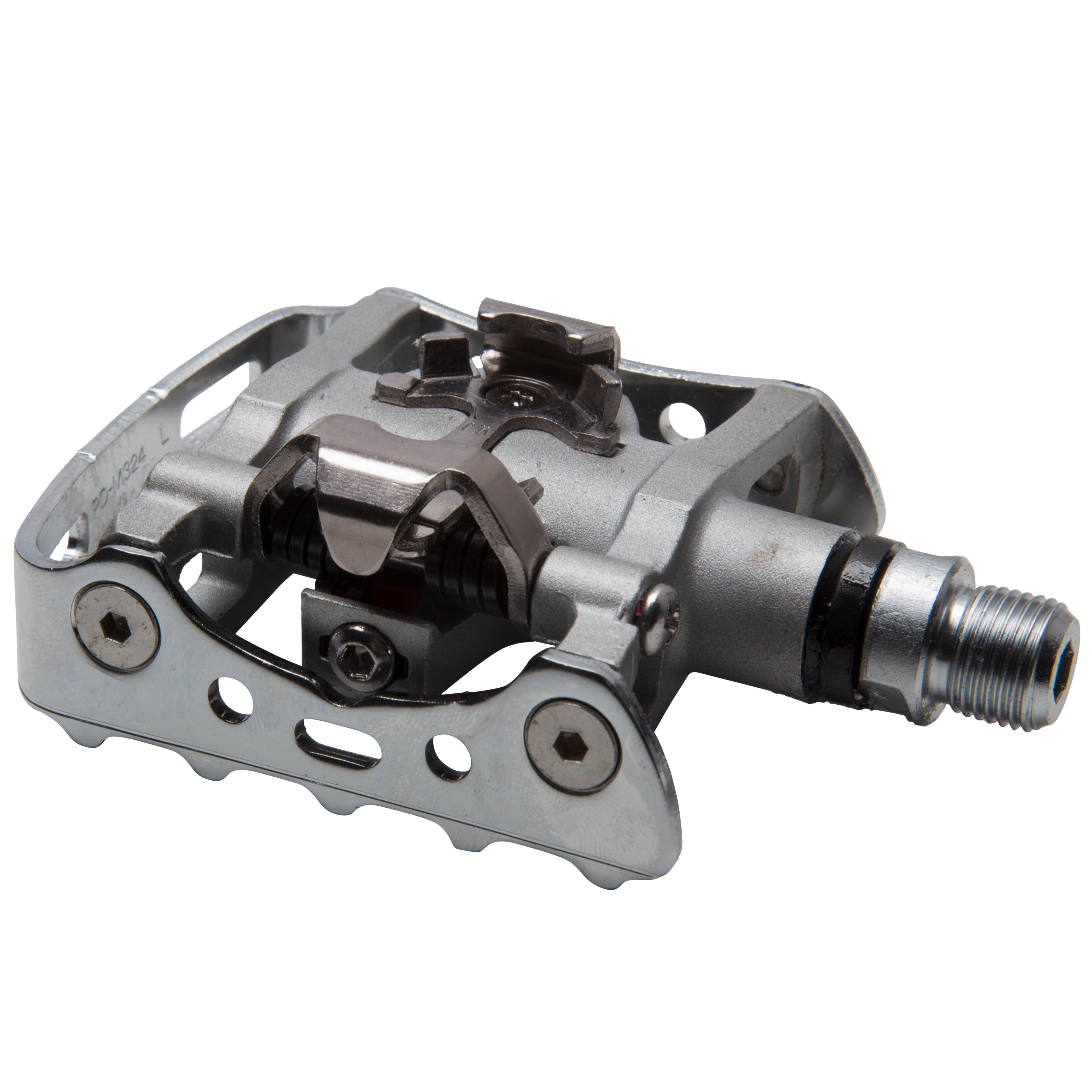Clipless pedals best sale decathlon