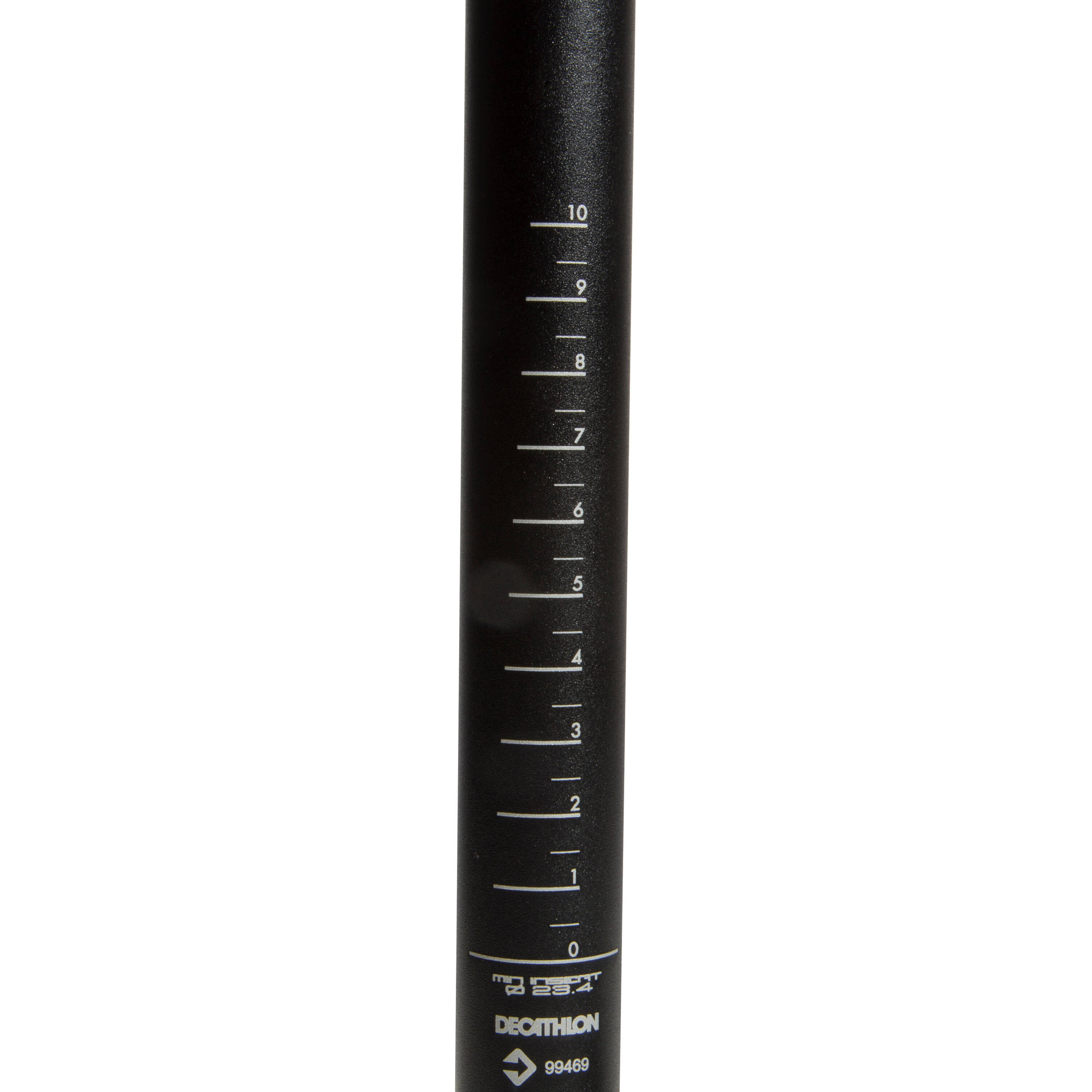 Cycling Seat Post 23.4mm Diameter with adaptor 25mm to 27.2mm -  4