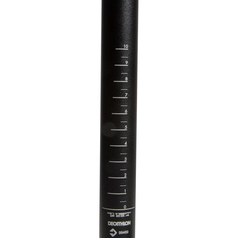 TIJA DE SILLÍN NEGRA DIÁMETRO 23,4 mm - 25 mm a 27,2 mm