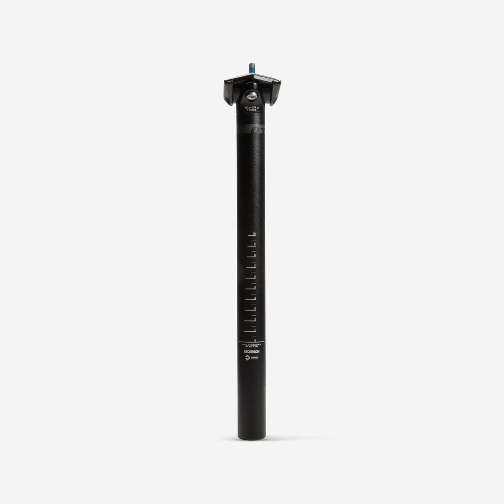 TUBO SILLÍN NEGRO 27,2 MM DIÁMETRO ADAPTADORES 29,8-33 MM