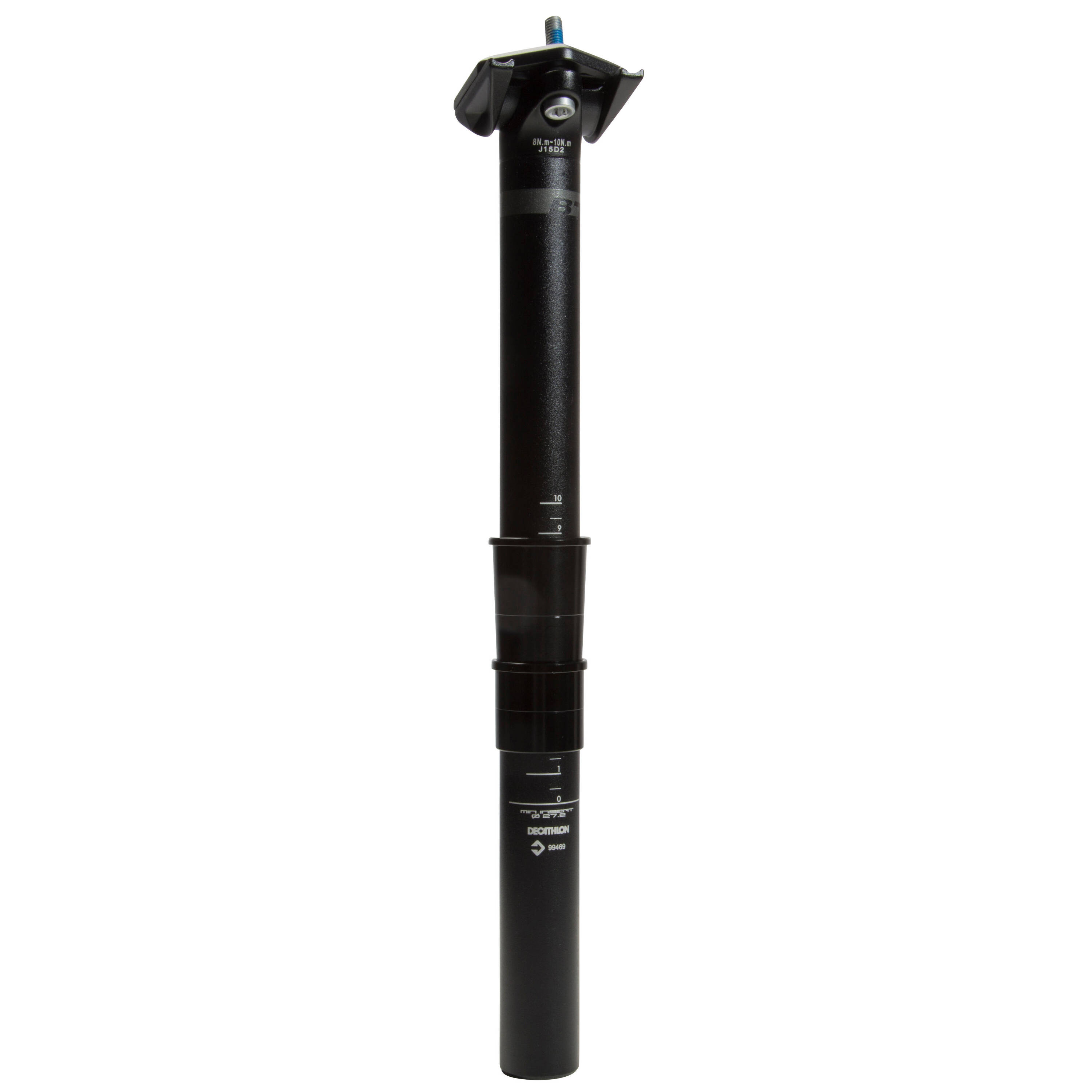 Seat Post 27.2mm - 29.8mm to 33mm - Black -  2