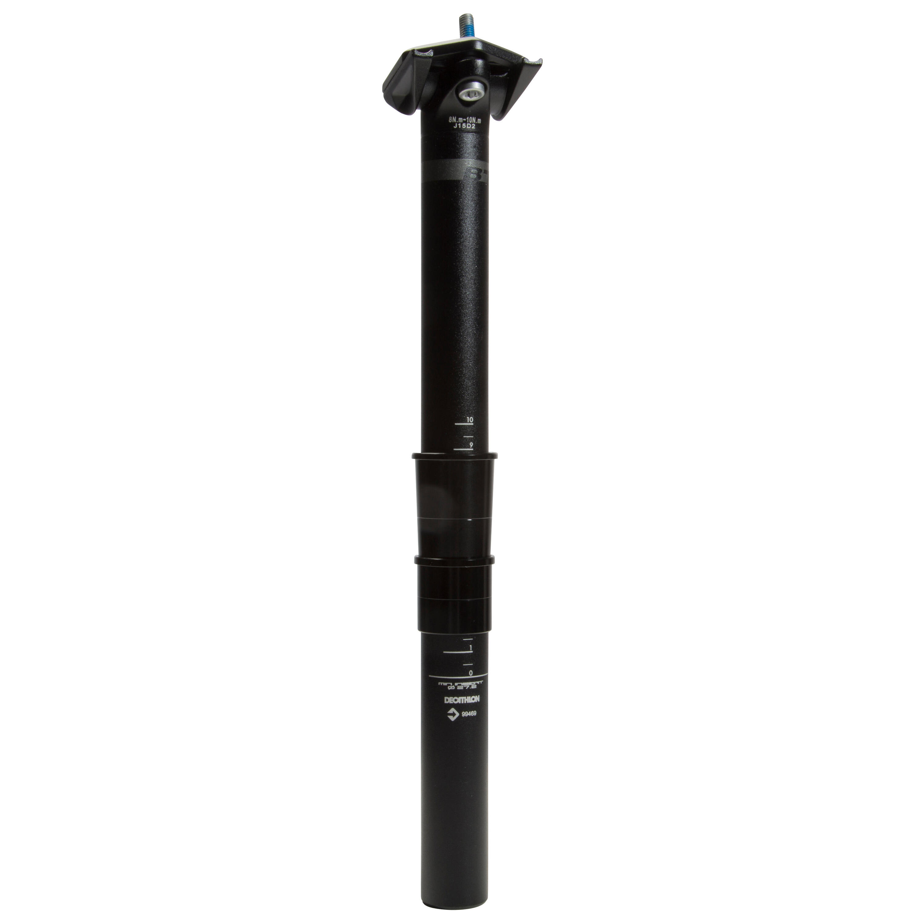 Seat Post 27.2mm - 29.8mm to 33mm - Black 2/6