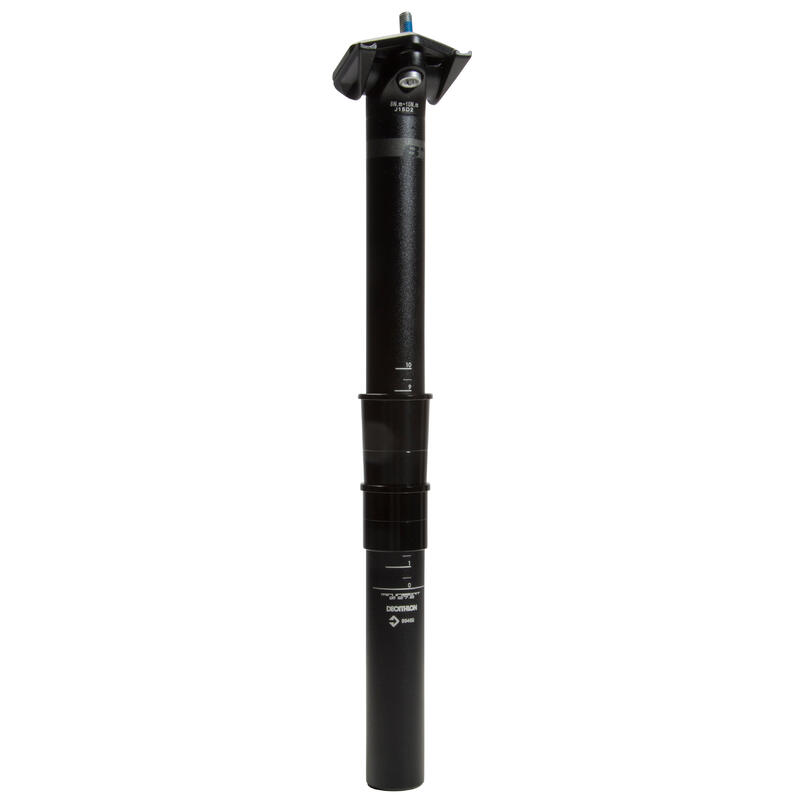 Tija Sillín Negro 27,2 mm Diámetro Adaptadores 29,8-33 mm