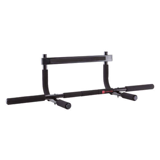 Barre De Traction Sportneer - Sans Vis, Réglable 29,5-37 Pouces - Noire, 135 Kg