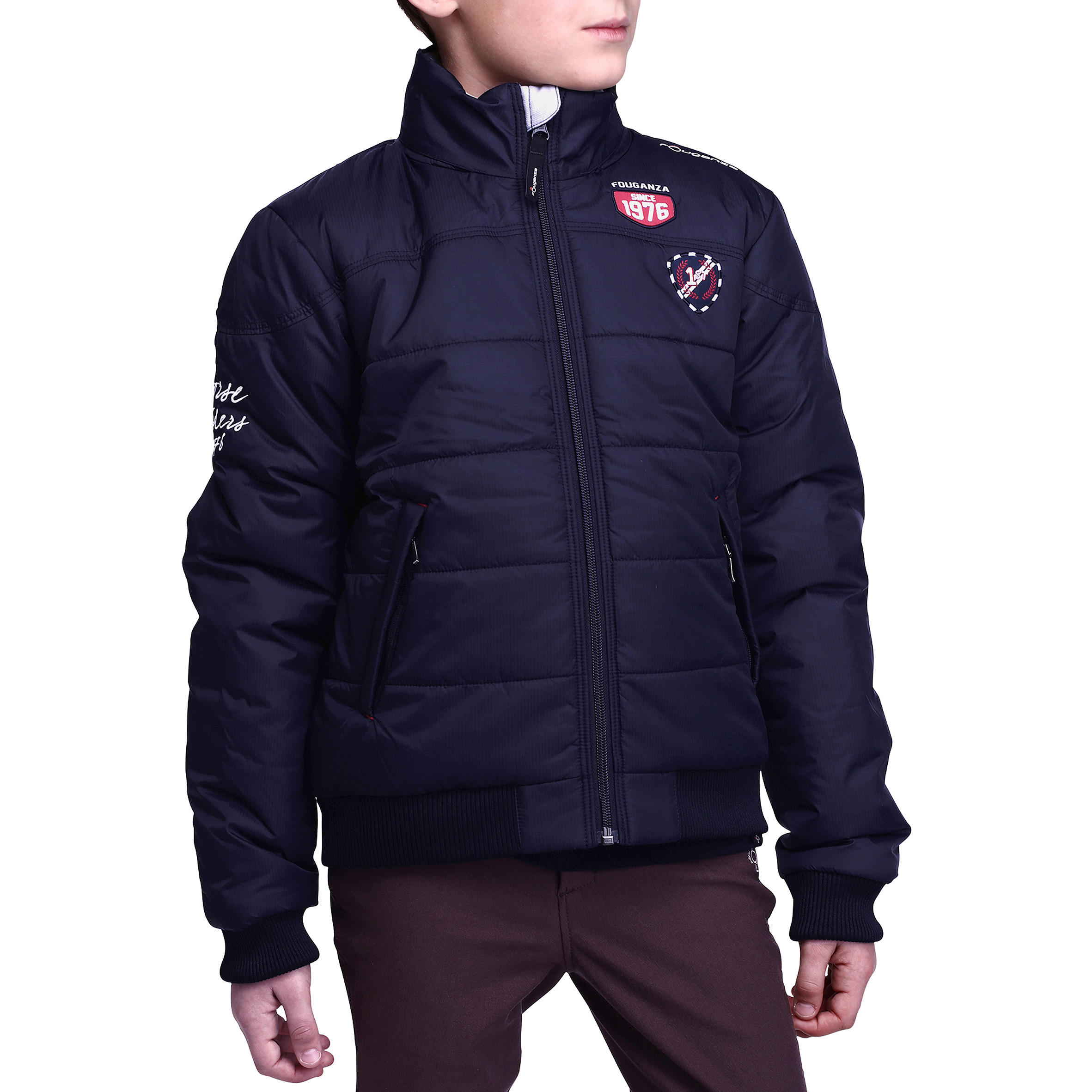 Access Children's Horse Riding Anorak - Navy Blue 2/24