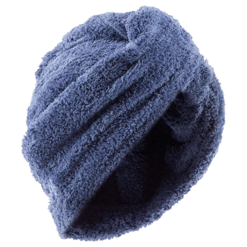 NABAIJI Soft microfibre hair towel Grey Decathlon