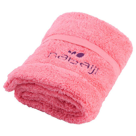 Swimming Soft Microfibre Hair Towel - Pink - Decathlon