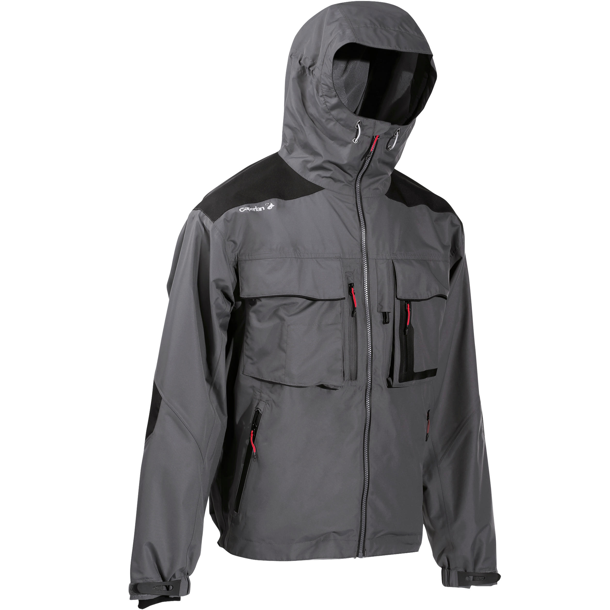 Chaqueta pesca imperm -5 gris Caperlan | Decathlon