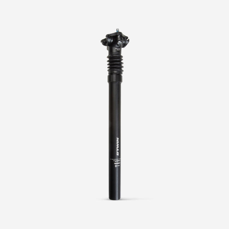 Tija sillín con suspensión 27,2 mm diámetro y adaptador 29,8 mm