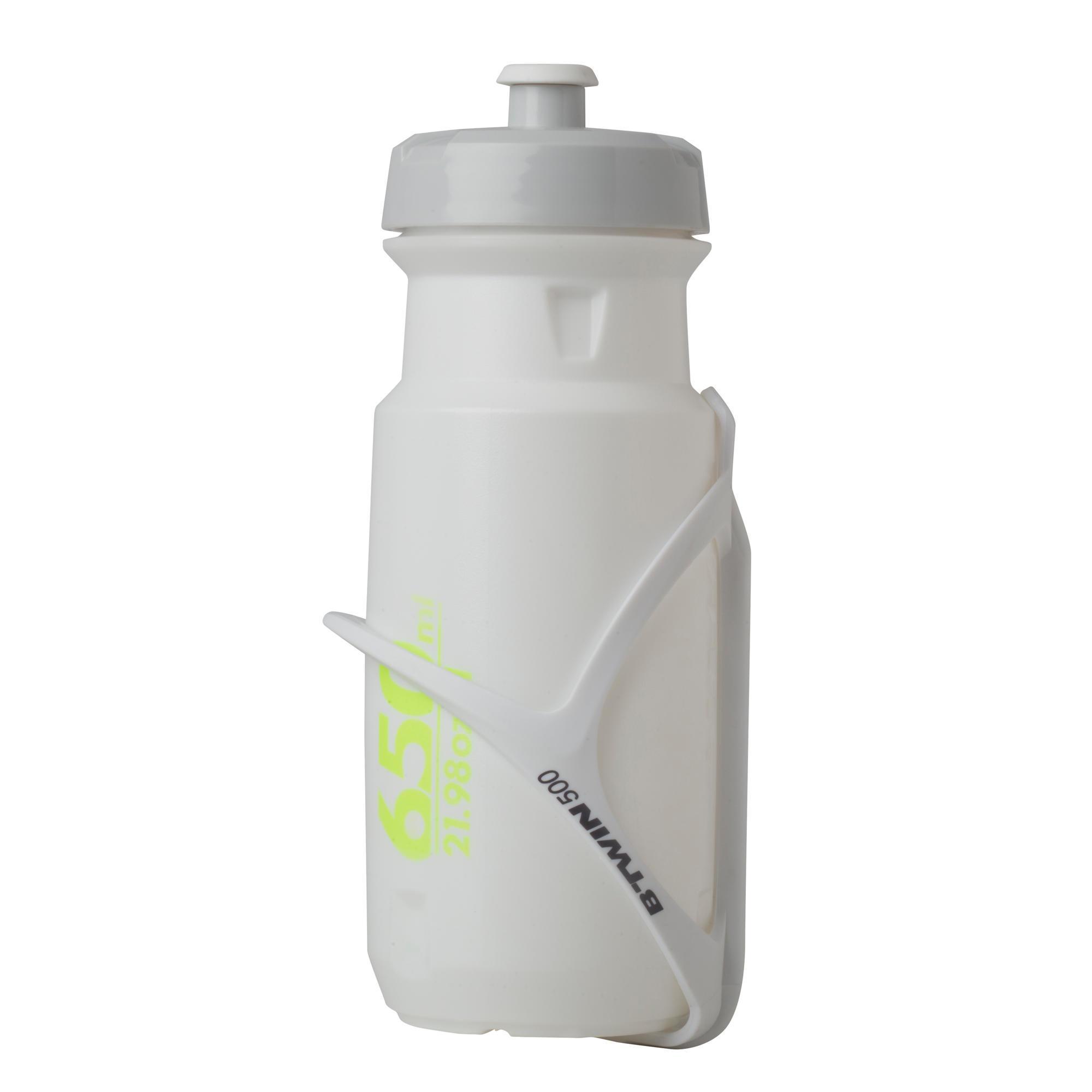 White 500 bottle cage