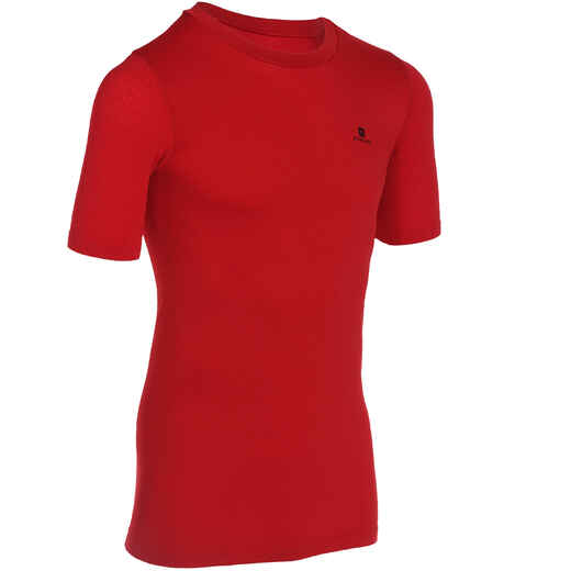 
      T-shirt compression fitness MUSCLE homme rouge
  