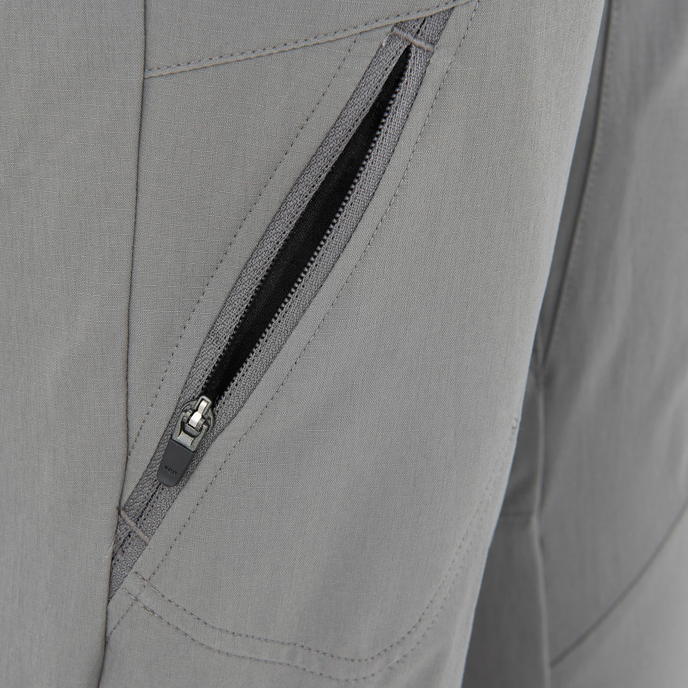 Forclaz 500 women's walking trousers - grey 3/8