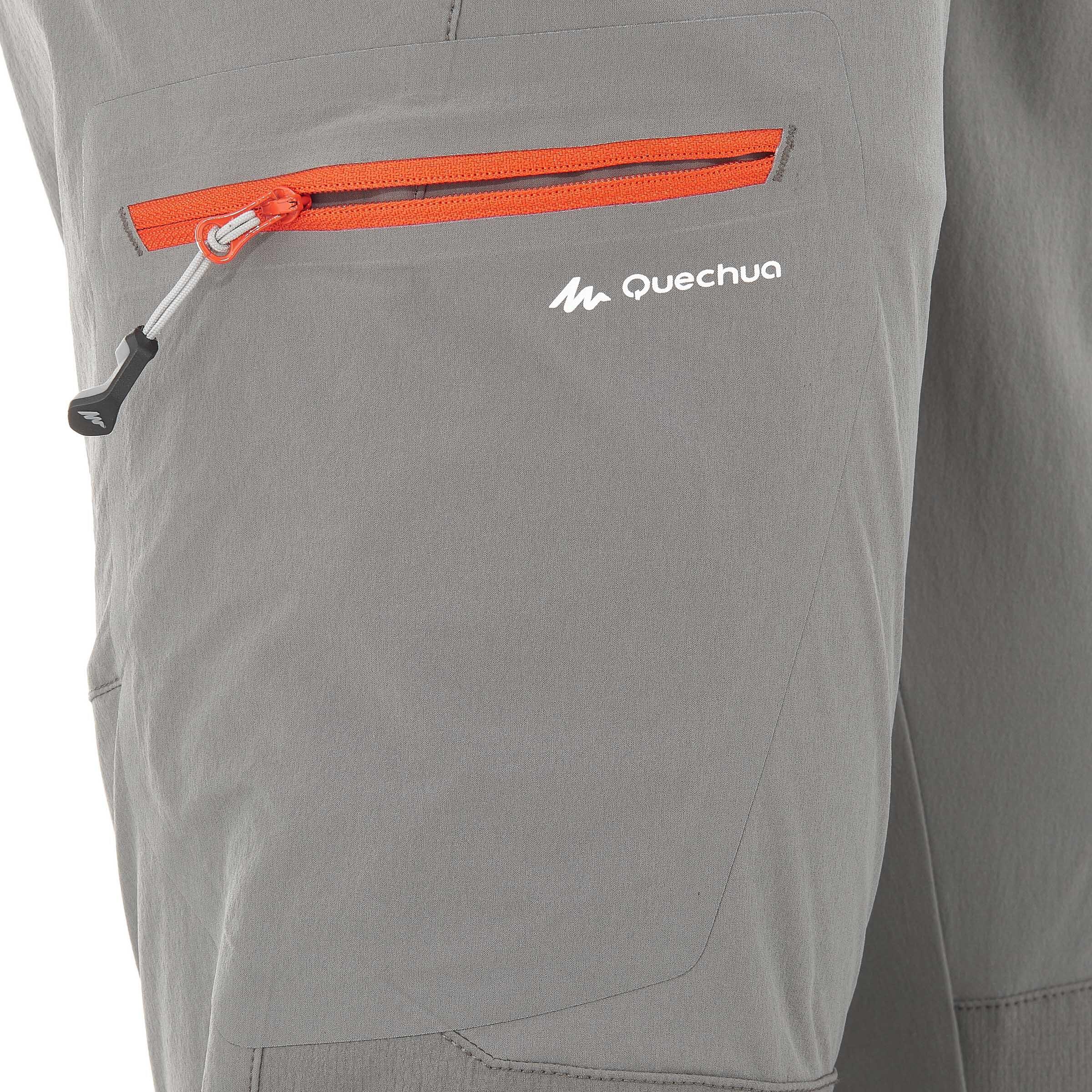 Forclaz 500 Men's Hiking Trousers - Grey 15/18
