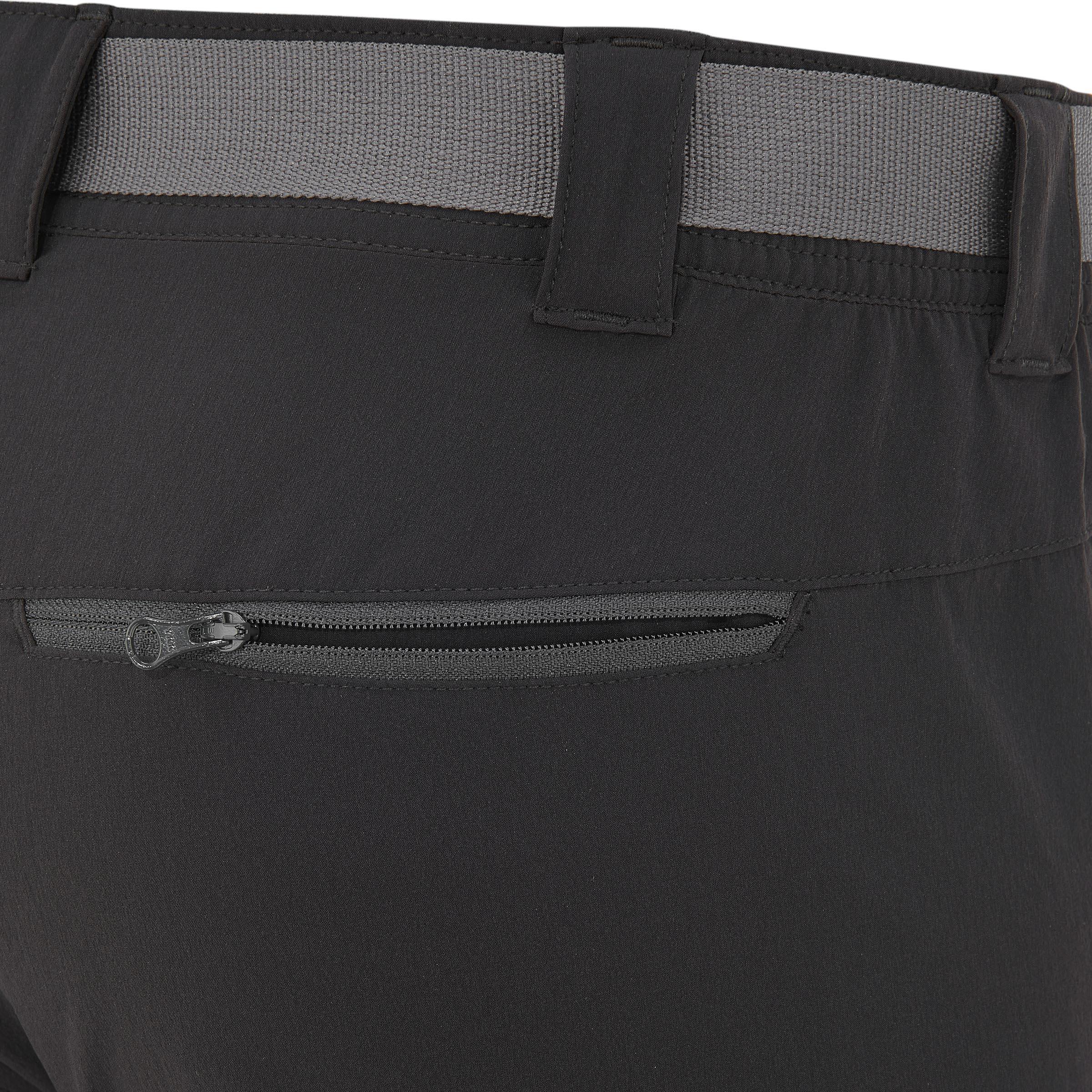 Forclaz 500 Men's Hiking Trousers - Black - Decathlon